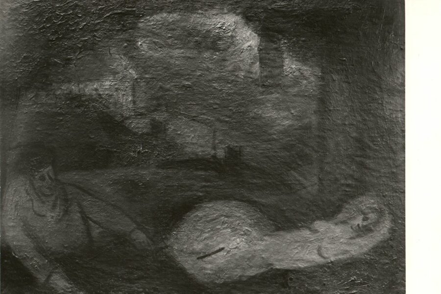 Karel Černý, Dvojice v krajině, A1625, Moravská Galerie Autor foto: Alena Urbánková